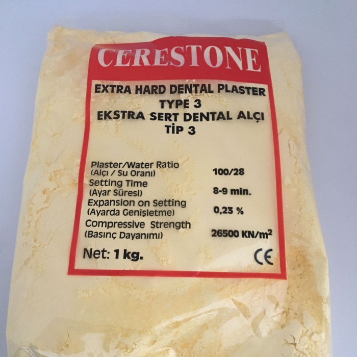 Cerestone Sert Alçı Sarı 1 Kg