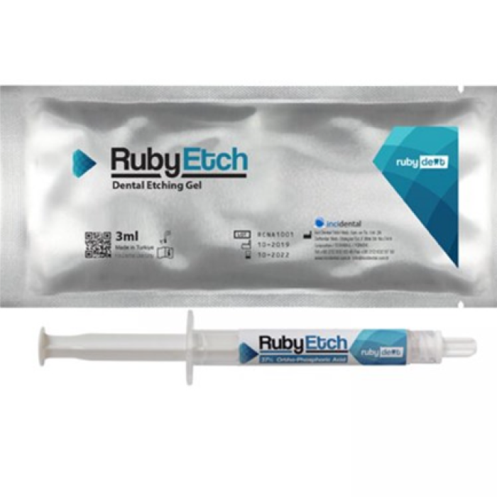 Rubydent Ruby Etch Etching Gel 1 x 3ml Asit